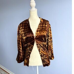 Y2K Silky Blouse Vintage